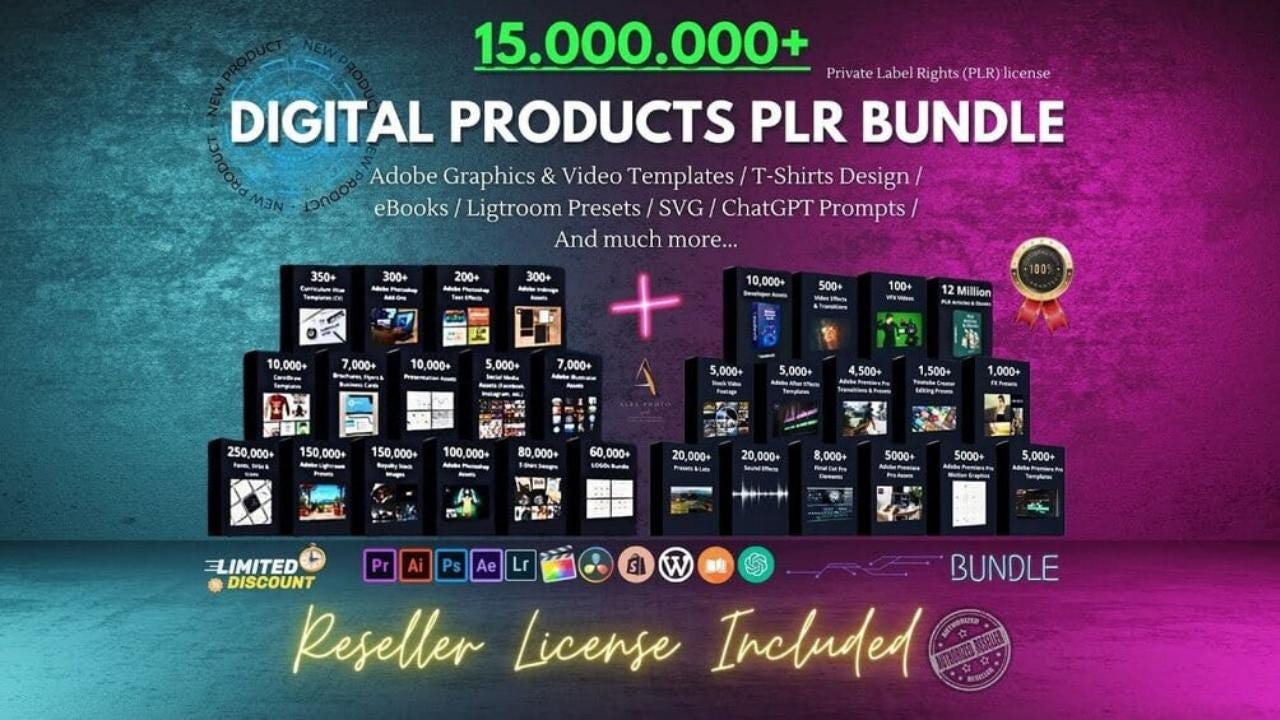 15+ Million Resell Digital Products