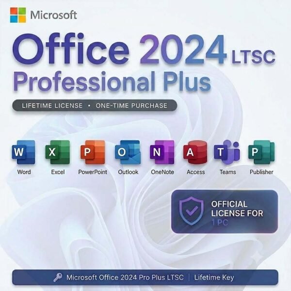 مايكروسوفت أوفيس 2024 بروفيشنال بلس LTSC